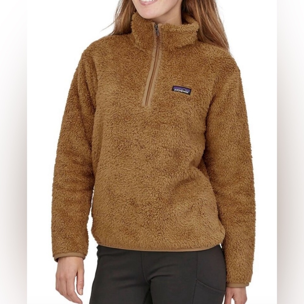 Patagonia Los Gatos 1/4 Zip Fleece Pullover In Nest Brown Size XS